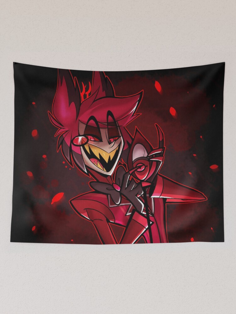 Alastor Hazbin Hotel Tapestry, Hazbin Hotel Home Decor sold by Patrick ...