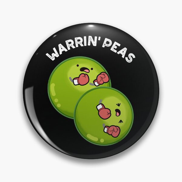 Item preview, Warrin Peas Funny Pea Puns (Dark BG) designed and sold by punnybone.