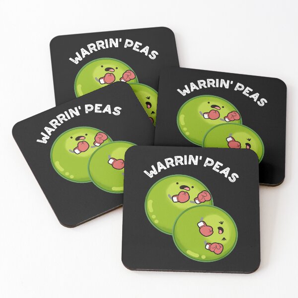 Item preview, Warrin Peas Funny Pea Puns (Dark BG) designed and sold by punnybone.