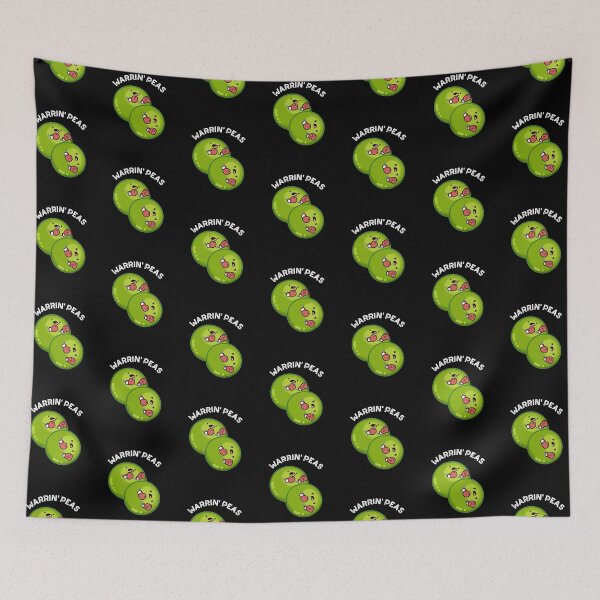 Item preview, Warrin Peas Funny Pea Puns (Dark BG) designed and sold by punnybone.