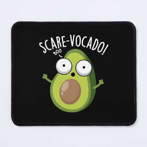 Item preview, Scare-vocaco Funny Avocado Puns (Dark BG) designed and sold by punnybone.