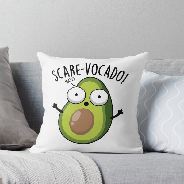 Item preview, Scare-vocaco Funny Avocado Puns designed and sold by punnybone.