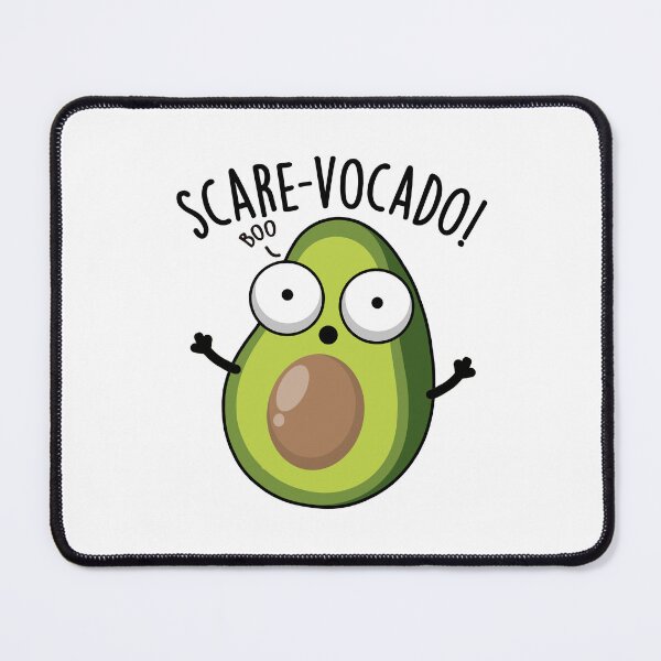 Item preview, Scare-vocaco Funny Avocado Puns designed and sold by punnybone.