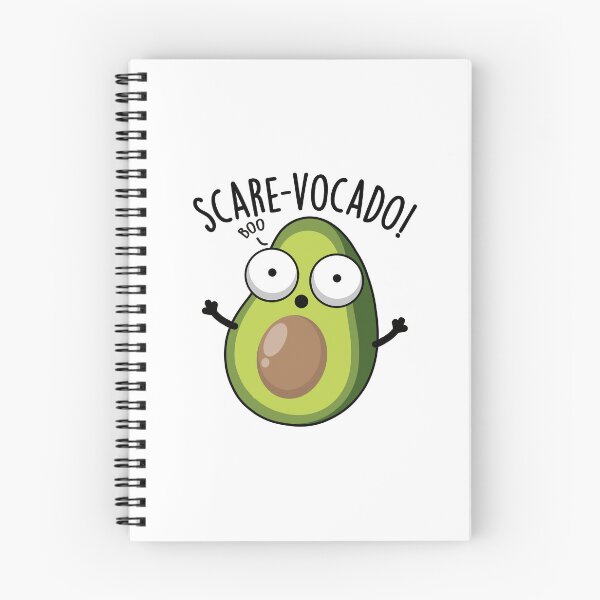 Item preview, Scare-vocaco Funny Avocado Puns designed and sold by punnybone.