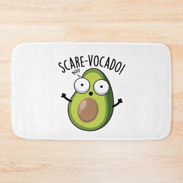 Item preview, Scare-vocaco Funny Avocado Puns designed and sold by punnybone.