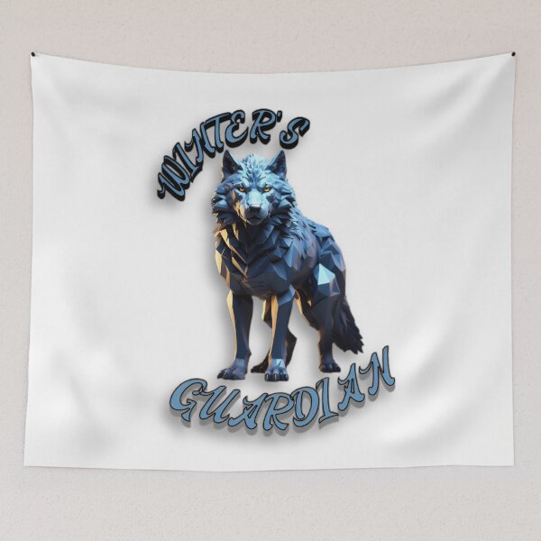Item preview, Winter's Guardian / Lone Wolf Motivation designed and sold by PolygonPinnacle.