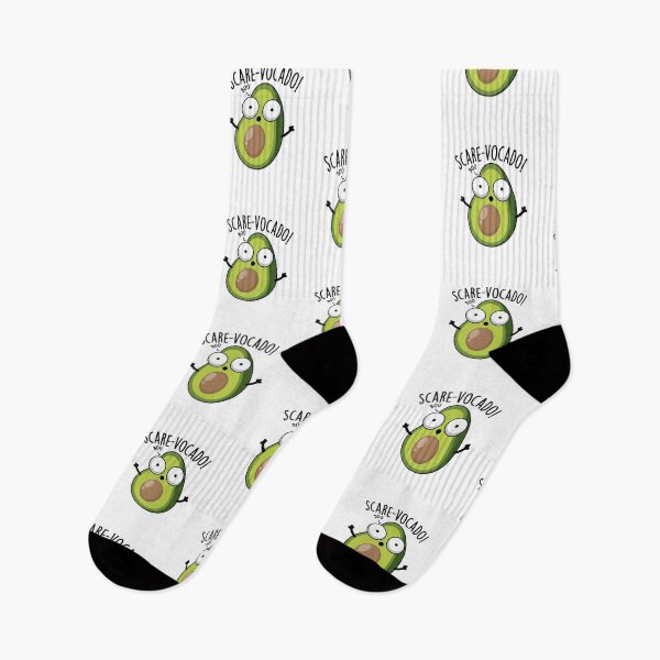 Item preview, Scare-vocaco Funny Avocado Puns designed and sold by punnybone.