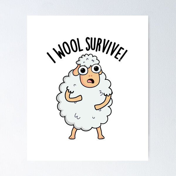 Sheep Pun Quote Vintage Dictionary Page Art Print Picture Funny