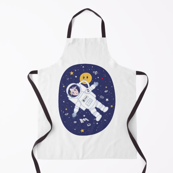Item preview, astronaut space moon space station star sky planet cosmos designed and sold by Nebuline.
