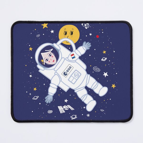 Item preview, astronaut space moon space station star sky planet cosmos designed and sold by Nebuline.
