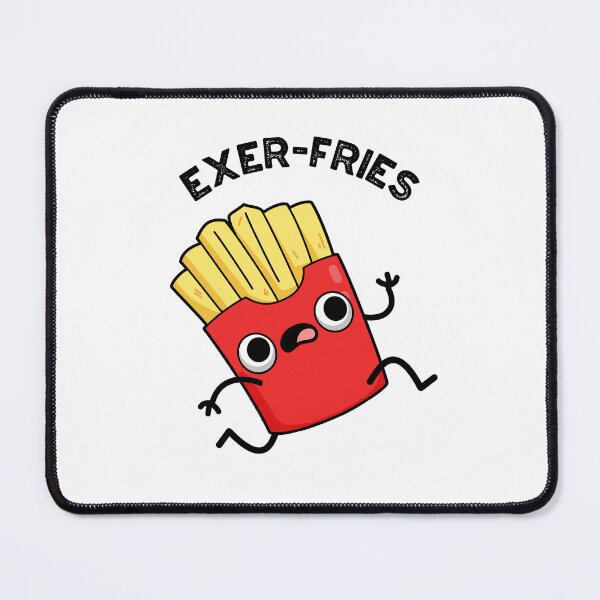 Item preview, Exer-fries Funny Fries Puns designed and sold by punnybone.