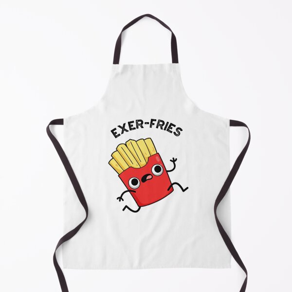 Item preview, Exer-fries Funny Fries Puns designed and sold by punnybone.