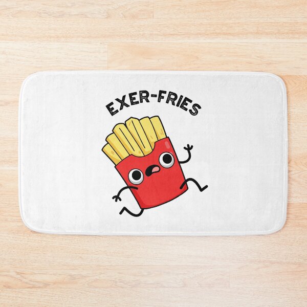 Item preview, Exer-fries Funny Fries Puns designed and sold by punnybone.