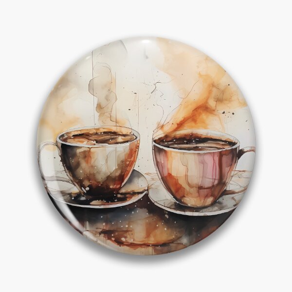 Item preview, Coffee Watercolors Digital paper designed and sold by Khun-Teera.