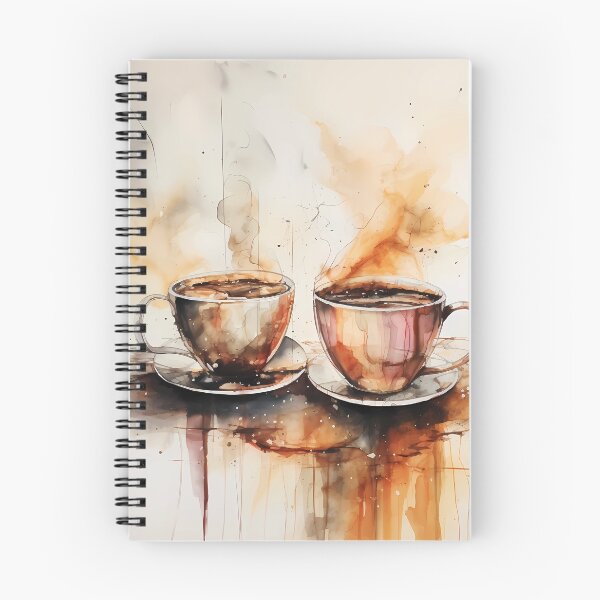 Item preview, Coffee Watercolors Digital paper designed and sold by Khun-Teera.