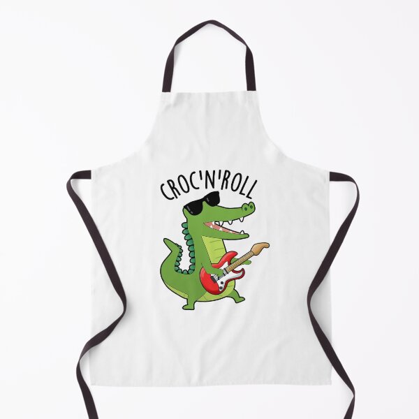 Item preview, Croc N Roll Funny Crocodile Puns designed and sold by punnybone.