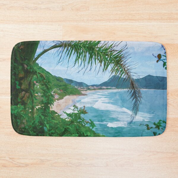 Item preview, View of the beach Praia da Solidão in watercolor designed and sold by Intermundium.