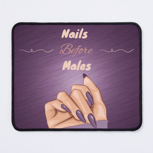 Item preview, Nails Before Males In Purple designed and sold by CheekyKitty.
