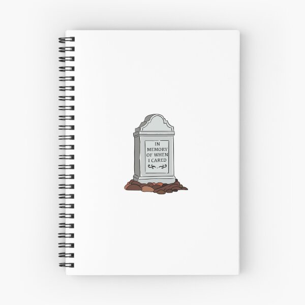 Item preview, In memory of when I cared designed and sold by emassketches.