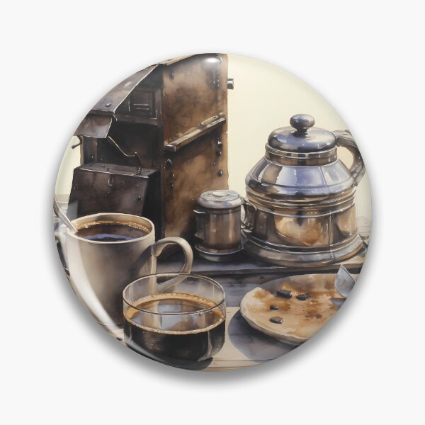 Item preview, Coffee Watercolors Digital paper designed and sold by Khun-Teera.