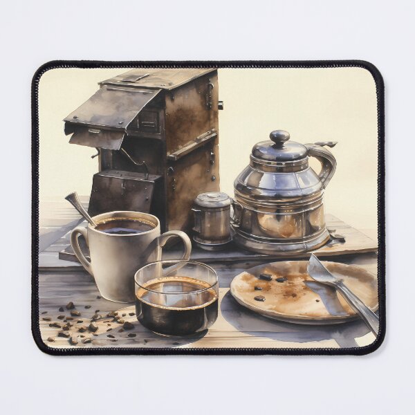 Item preview, Coffee Watercolors Digital paper designed and sold by Khun-Teera.