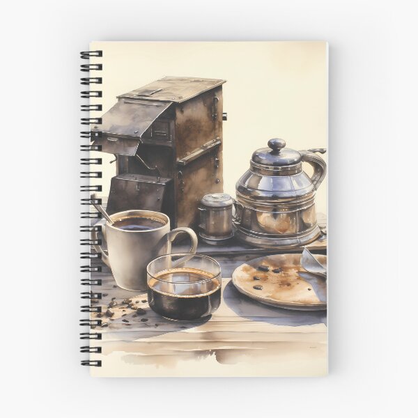 Item preview, Coffee Watercolors Digital paper designed and sold by Khun-Teera.