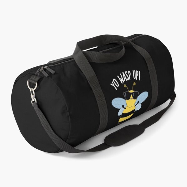 Item preview, Yo Wasp Up Funny Bug Puns (Dark BG) designed and sold by punnybone.