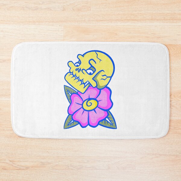 Item preview, Skull and flower designed and sold by deanlevron.