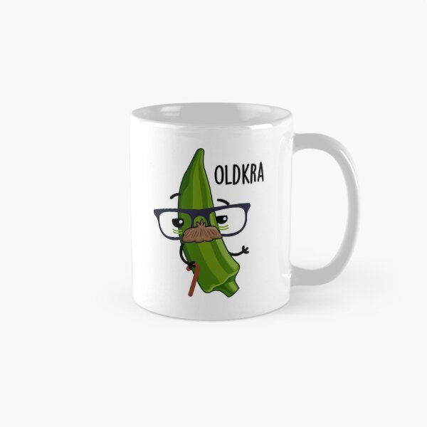 Item preview, Old-kra Funny Okra Puns designed and sold by punnybone.