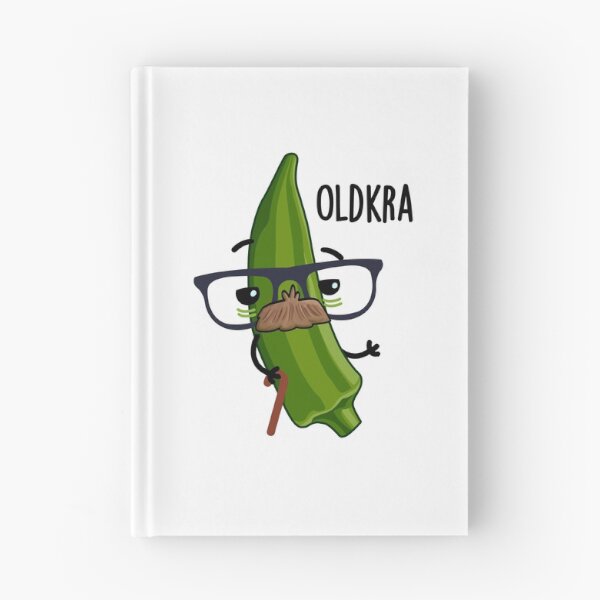 Item preview, Old-kra Funny Okra Puns designed and sold by punnybone.