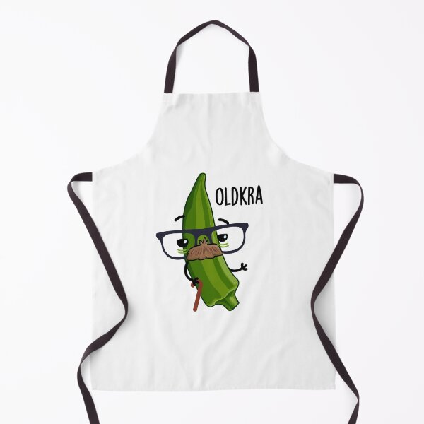 Item preview, Old-kra Funny Okra Puns designed and sold by punnybone.