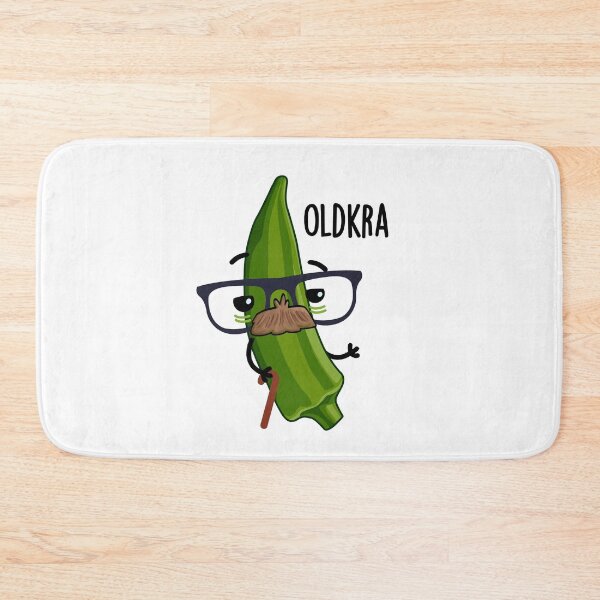 Item preview, Old-kra Funny Okra Puns designed and sold by punnybone.