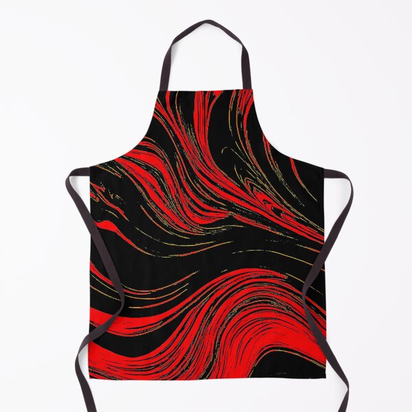 Item preview, Wavy Flow Art - Red, Black designed and sold by LangfordVenfour.