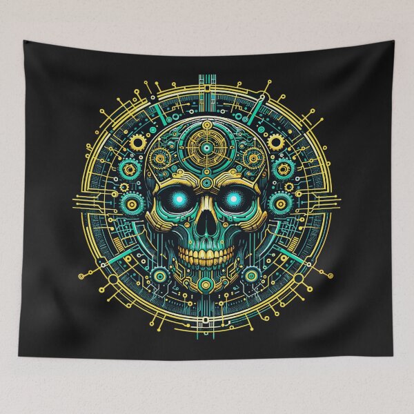 Item preview, Cybernetic Skull Revelation designed and sold by SerhiiArt.