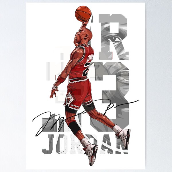 Five-Seller Michael Jordan Dunk Quadro Di Pittura Immagine Poster Per  Poster Da Parete Art Basketball Per La Decorazione Domestica (40_x_60_cm) :  : Casa e cucina