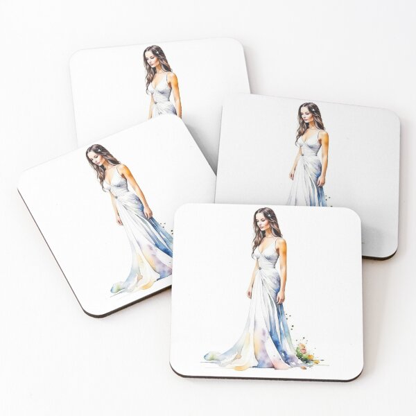 Item preview, Woman Portrait I - Watercolors & Pen designed and sold by Oldetimemercan.