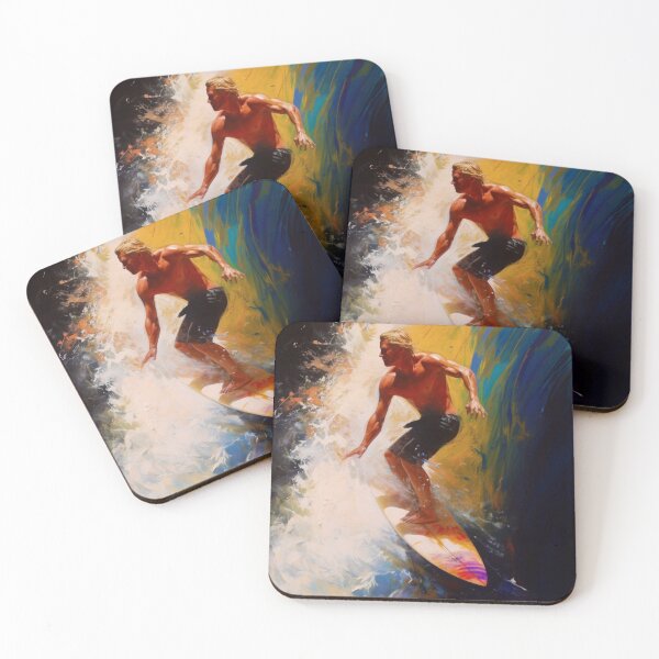 Item preview, Epic Surfer Taming the Ocean Hues designed and sold by KrisG-Art.