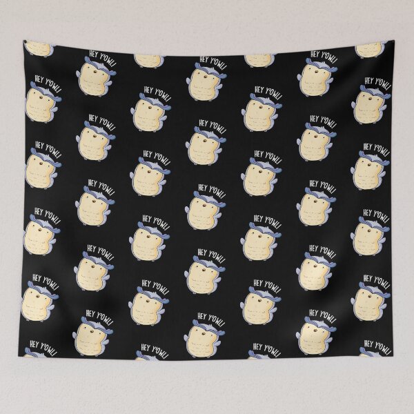 Item preview, Hey Y'Owl Funny Owl Pun (Dark BG) designed and sold by punnybone.
