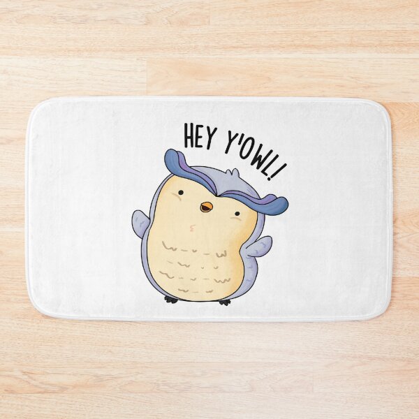 Item preview, Hey Y'Owl Funny Owl Pun designed and sold by punnybone.
