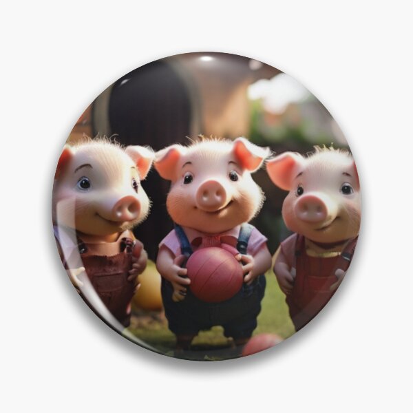 Item preview, Title: "Piglet Playtime: Wholesome Fun in the Garden" designed and sold by Especiallyforu.