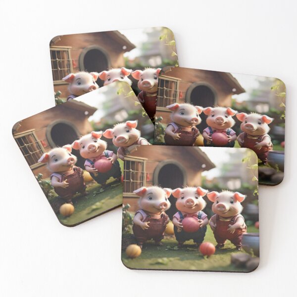 Item preview, Title: "Piglet Playtime: Wholesome Fun in the Garden" designed and sold by Especiallyforu.
