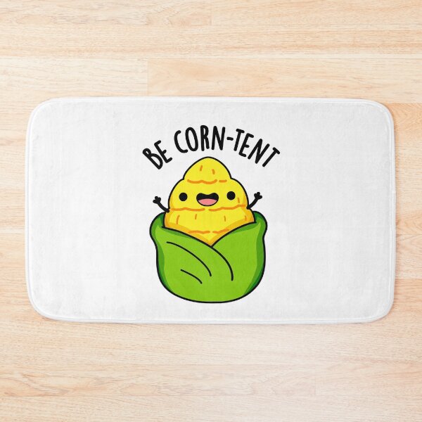 Item preview, Be Corn-tent Funny Corn Pun designed and sold by punnybone.