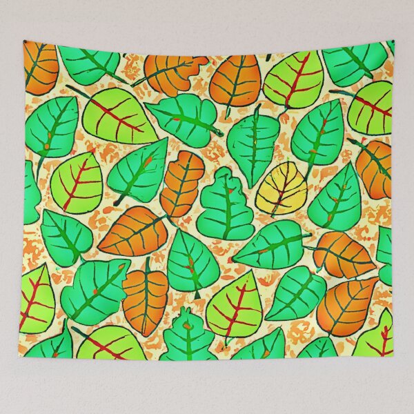 Item preview, Vivid Leaf Harmony Colorful Bliss designed and sold by Health And Fitness Posts e-Store.