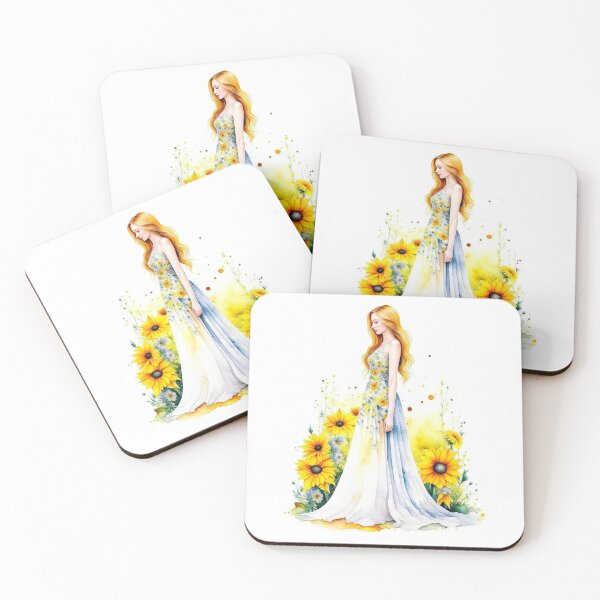Item preview, Woman Portrait K - Watercolors & Pen designed and sold by Oldetimemercan.
