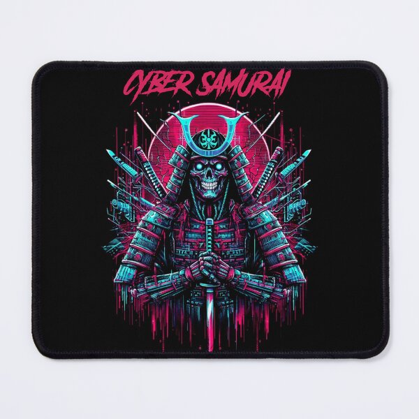 Item preview, Cyber Samurai Synthwave Cyberpunk designed and sold by GlitchGrotesque.