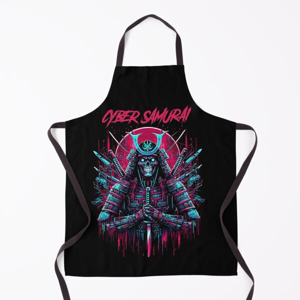 Item preview, Cyber Samurai Synthwave Cyberpunk  designed and sold by GlitchGrotesque.