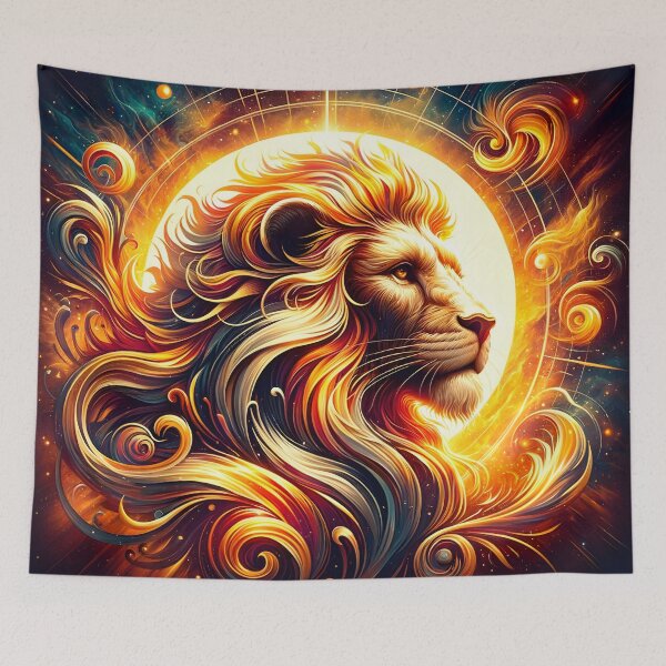 Aperçu de l'œuvre Leo's Luminous Majesty créée et vendue par AmaralKreations.