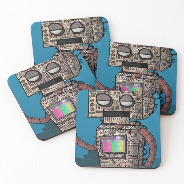 Item preview, Fred e Digo, robot, cyber, kids, children, cute,  designed and sold by Cyber Kids.