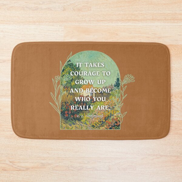 Item preview, e. e. cummings courage quote post impressionist painting designed and sold by womenagerie.
