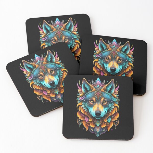 Item preview, Majestic Colorful Wolf designed and sold by YoungMind95.